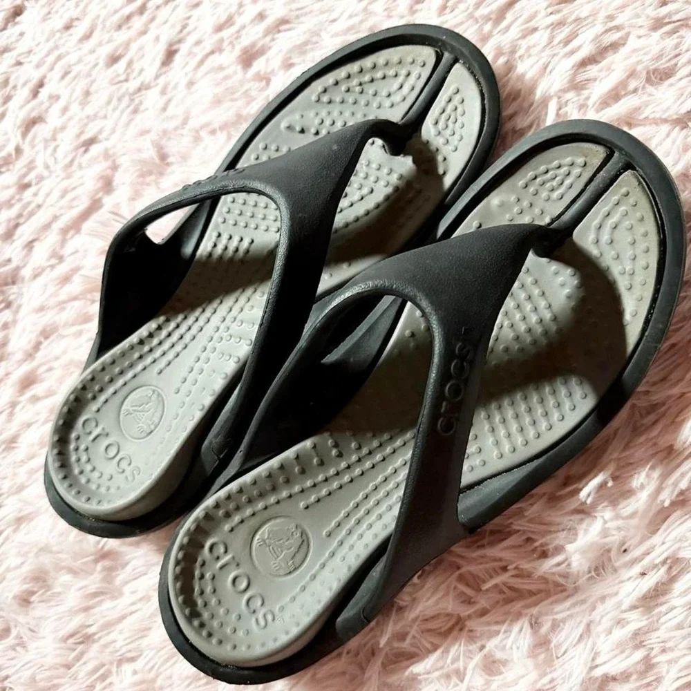 Crocs Athens Classic Gorpcore Camping Outdoors Flip Flops Unisex 12 Swim Beachy - Picture 5 of 5